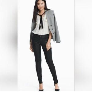 White House Black Market Coated Denim Jeans